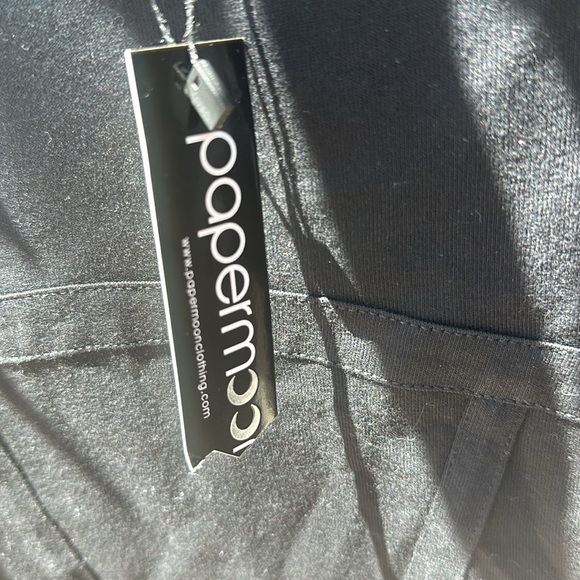 NWT Papermoon black corset tee, size small - Picture 4 of 8